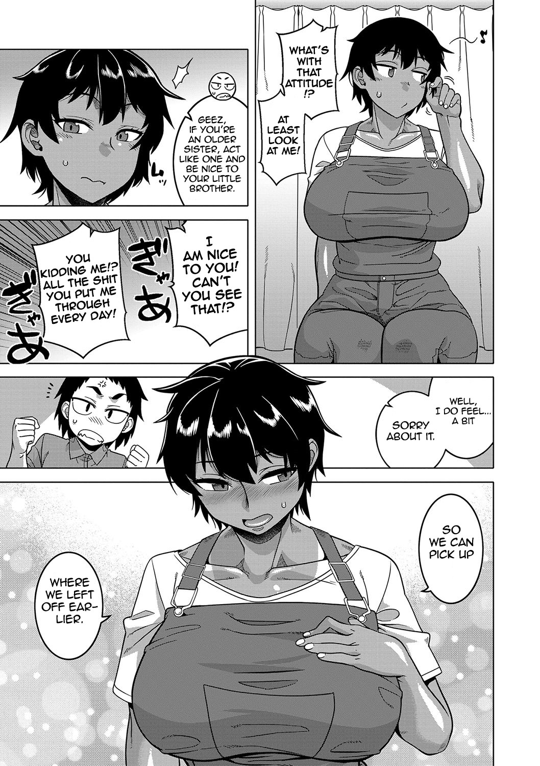 Hentai Manga Comic-My Stupid Older Sister Who's Just a Bit Hot Because Of Her Large Breasts-Chapter 1-11